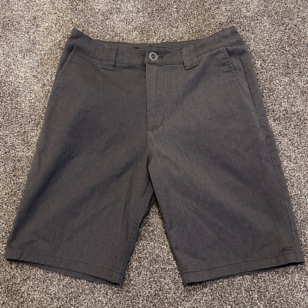 Like New O'Neill Men's Stretch Chino Shorts, Graphite/Gray, Size 30